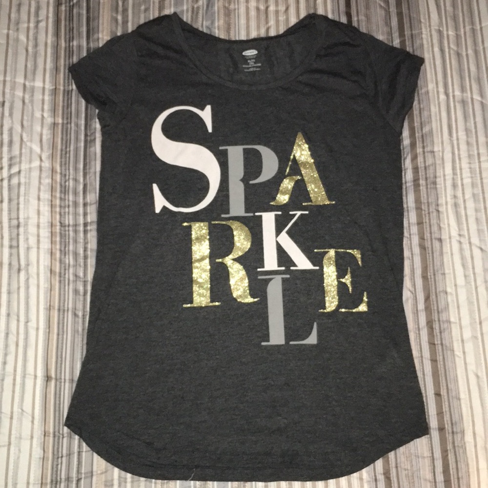 🌸SALE🌸Girls OLD NAVY SPARKLE T-Shirt  size 14